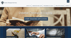 Desktop Screenshot of carolinatheologicalseminary.org