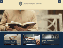 Tablet Screenshot of carolinatheologicalseminary.org